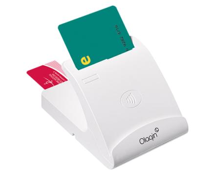 Lecteur vitale OLAQIN SET-2 ContactLess ( bifente et sans contact )