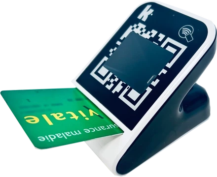 LECTEUR SESAM VITALE BIFENTE-NFC & QR CODE KAPELSE / KAP4-CV