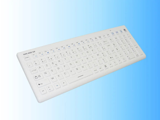 Clavier médical silicone lavable sans fil