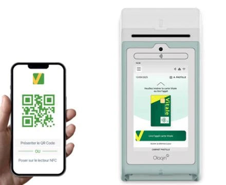 Lecteur SESAM-Vitale Prium Pro+ tri-fente : carte Vitale - CPS - QR code - NFC