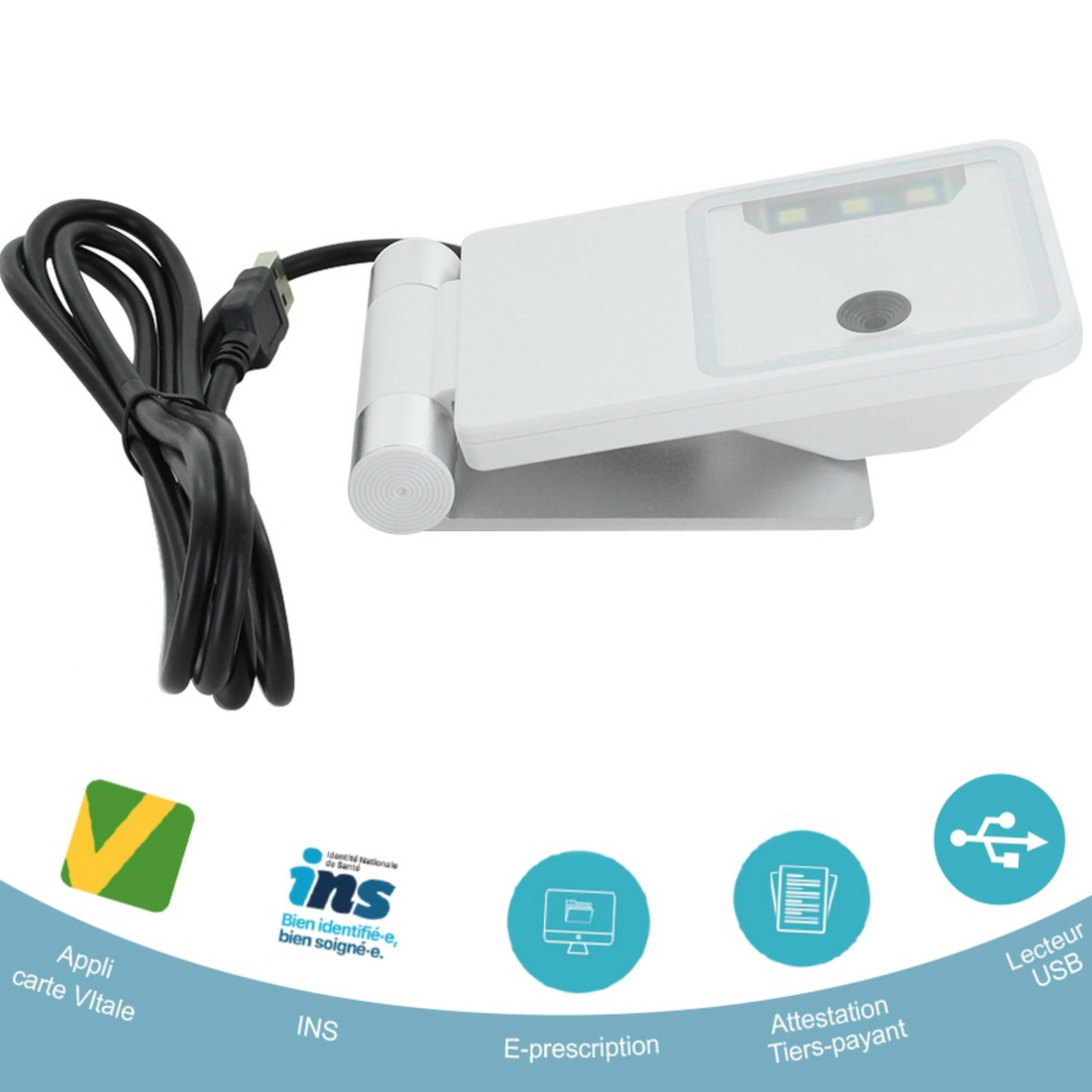 Lecteur fixe Liteo-2D Olaqin (QR code)