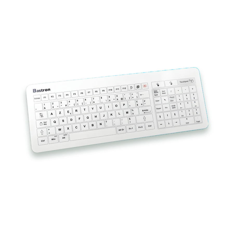 Clavier tactile en verre B45-USB
